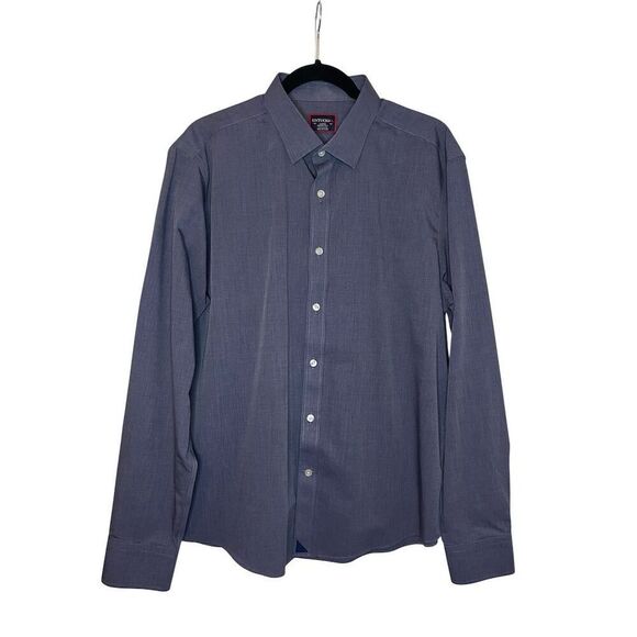 UNTUCK IT WRINKLE FREE MENS BUTTON UP CLASSIC DRESSY SHIRT MENS SIZE LARGE NWOT - Picture 2 of 6